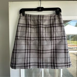 gray size 2 J. Crew mini skirt